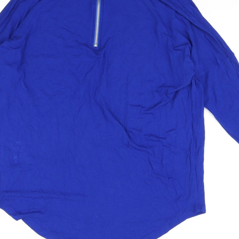 Select Womens Blue Basic Blouse Size 12