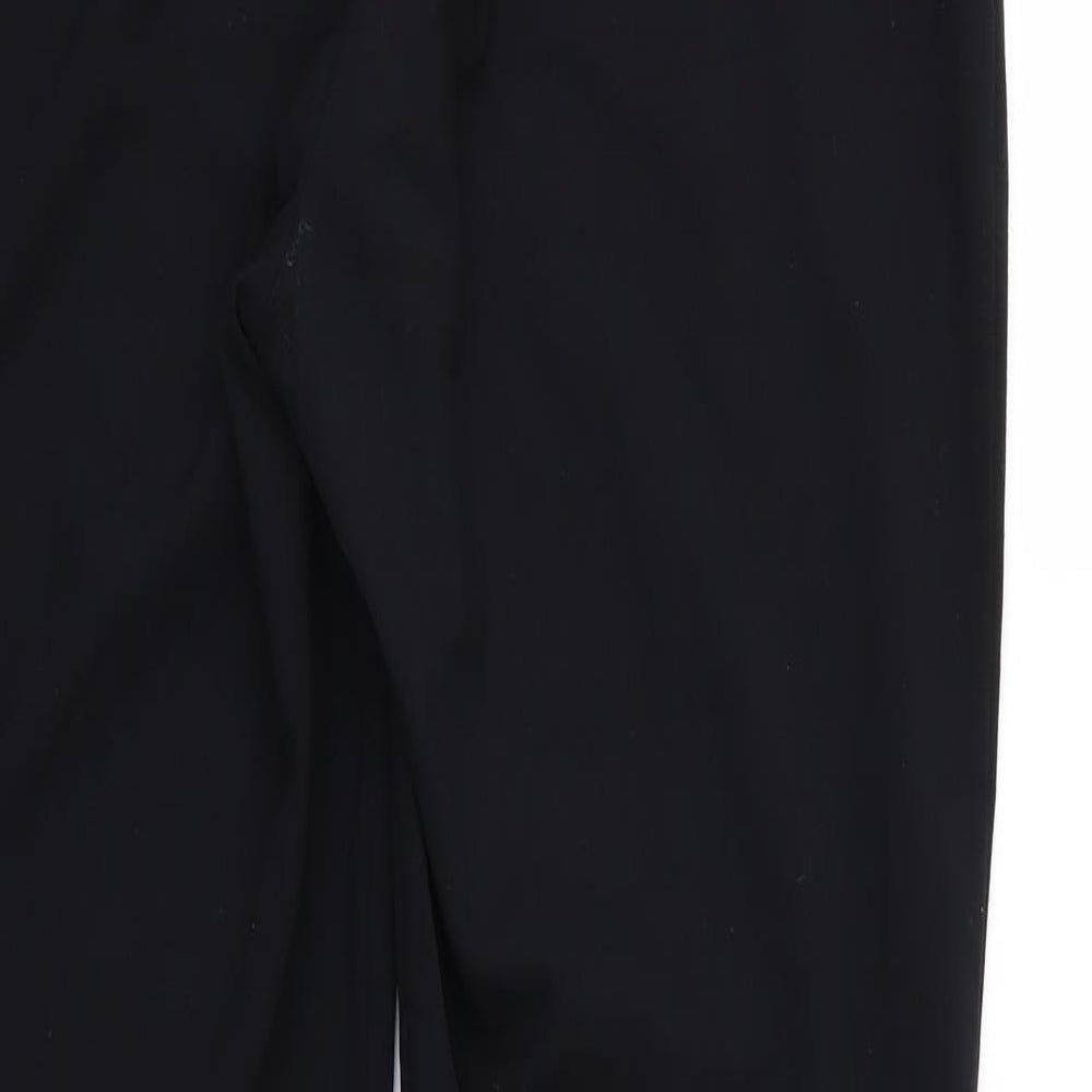 Marks and Spencer Womens Black Rayon Trousers Size 36 in L30 in