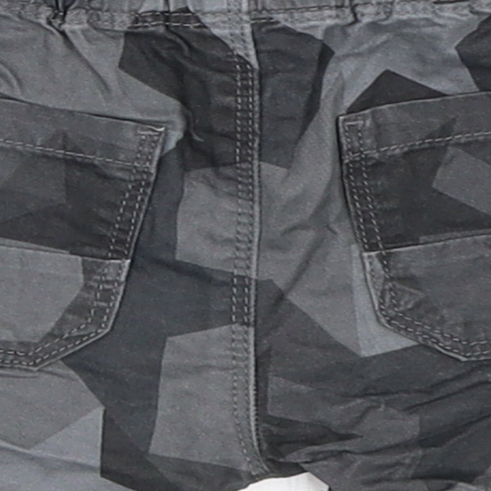 Next Boys Grey Cropped Trousers Size 3-6 Months