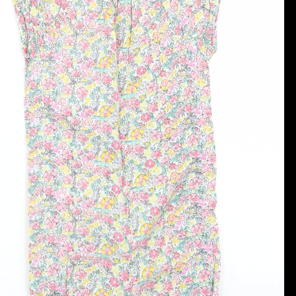 NEXT Girls Multicoloured Floral Playsuit One-Piece Size 2 Years