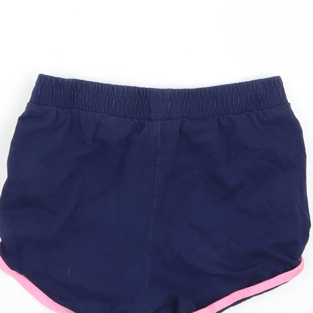 TU Girls Blue Sweat Shorts Size 6 Years