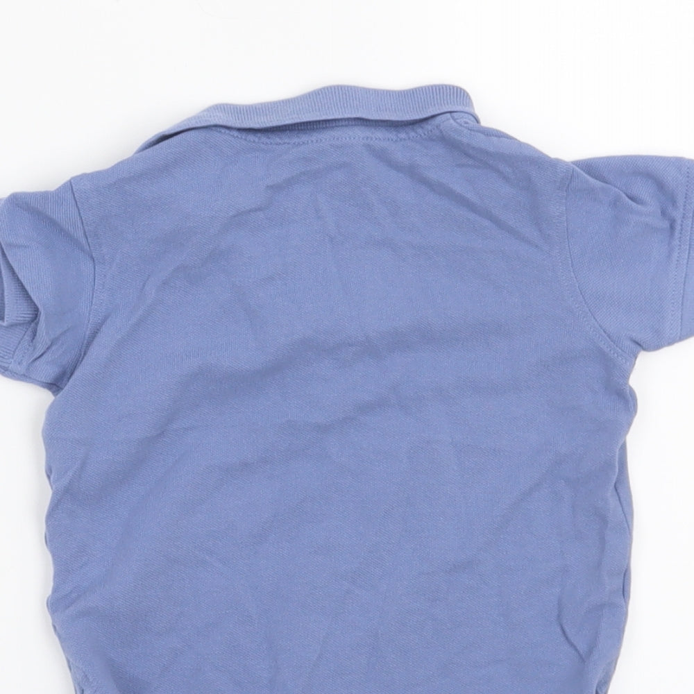 Primark Boys Blue Basic Polo Size 9-12 Months