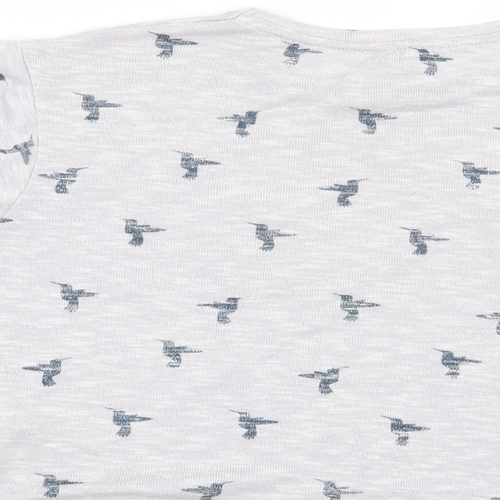 New Look Girls Grey Pullover Sweatshirt Size 12-13 Years - Birds