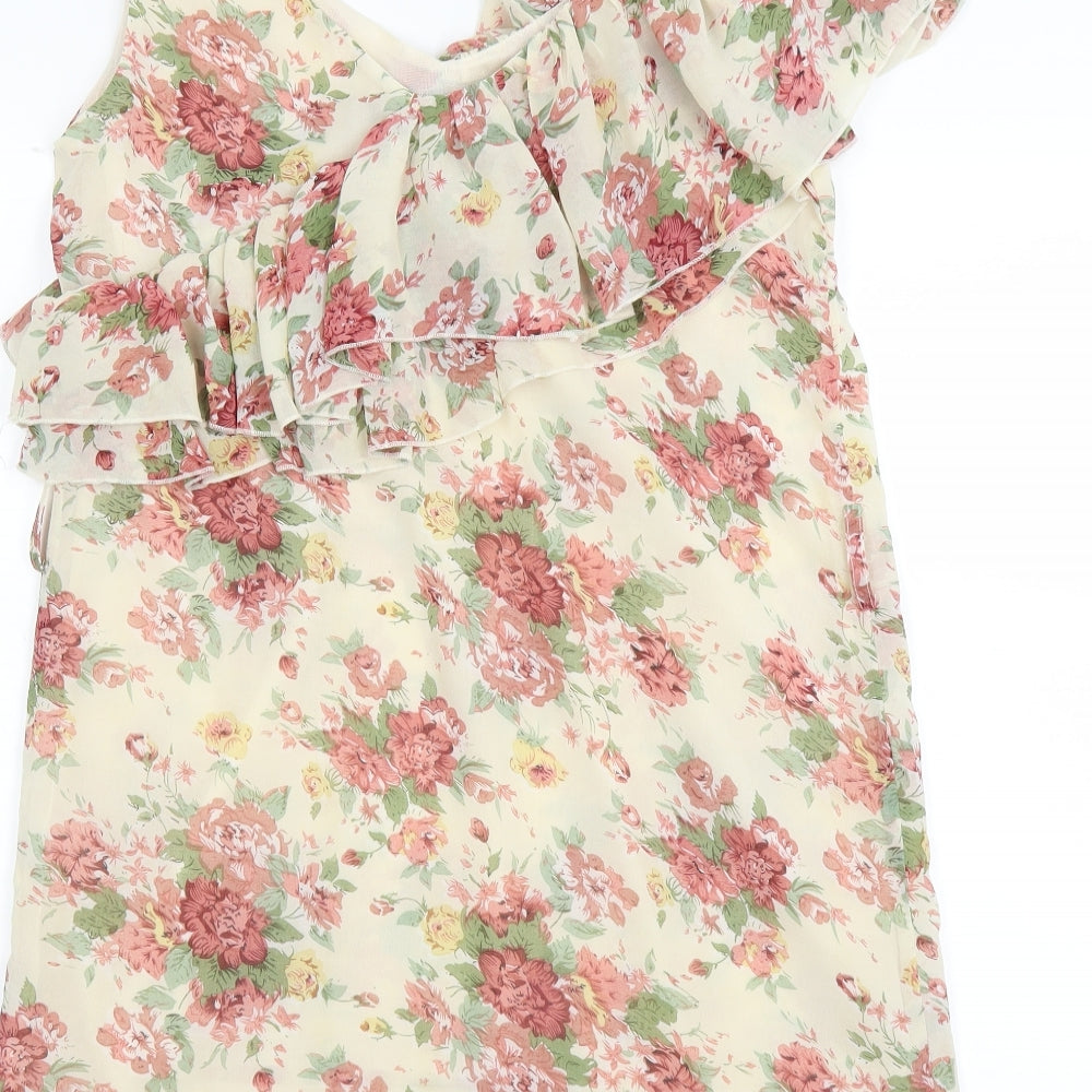 Select Womens Ivory Floral Mini Size 8