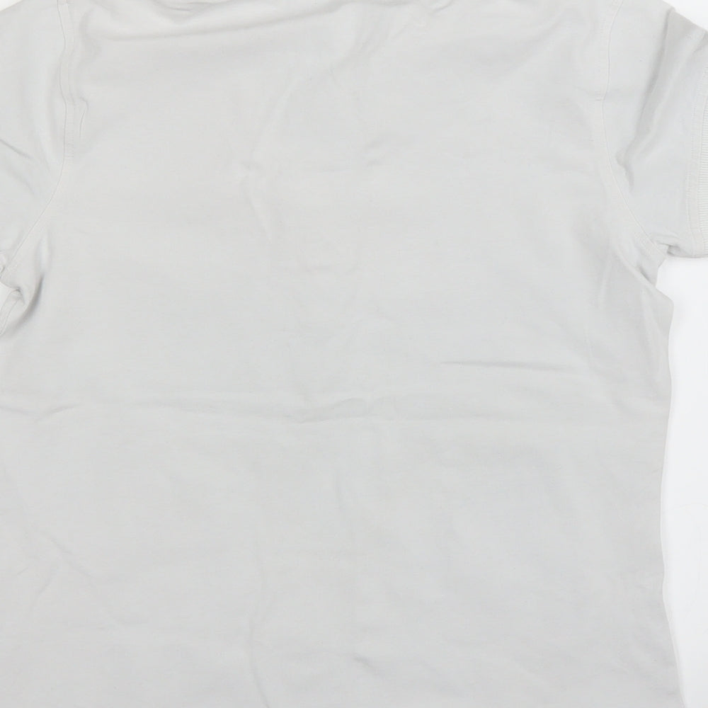 Daily Women Womens White Basic Polo Size M