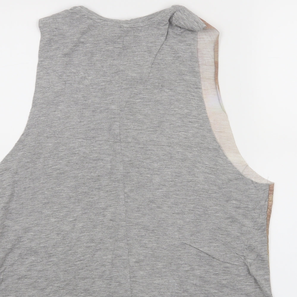Diverse Womens Beige Basic Tank Size XS