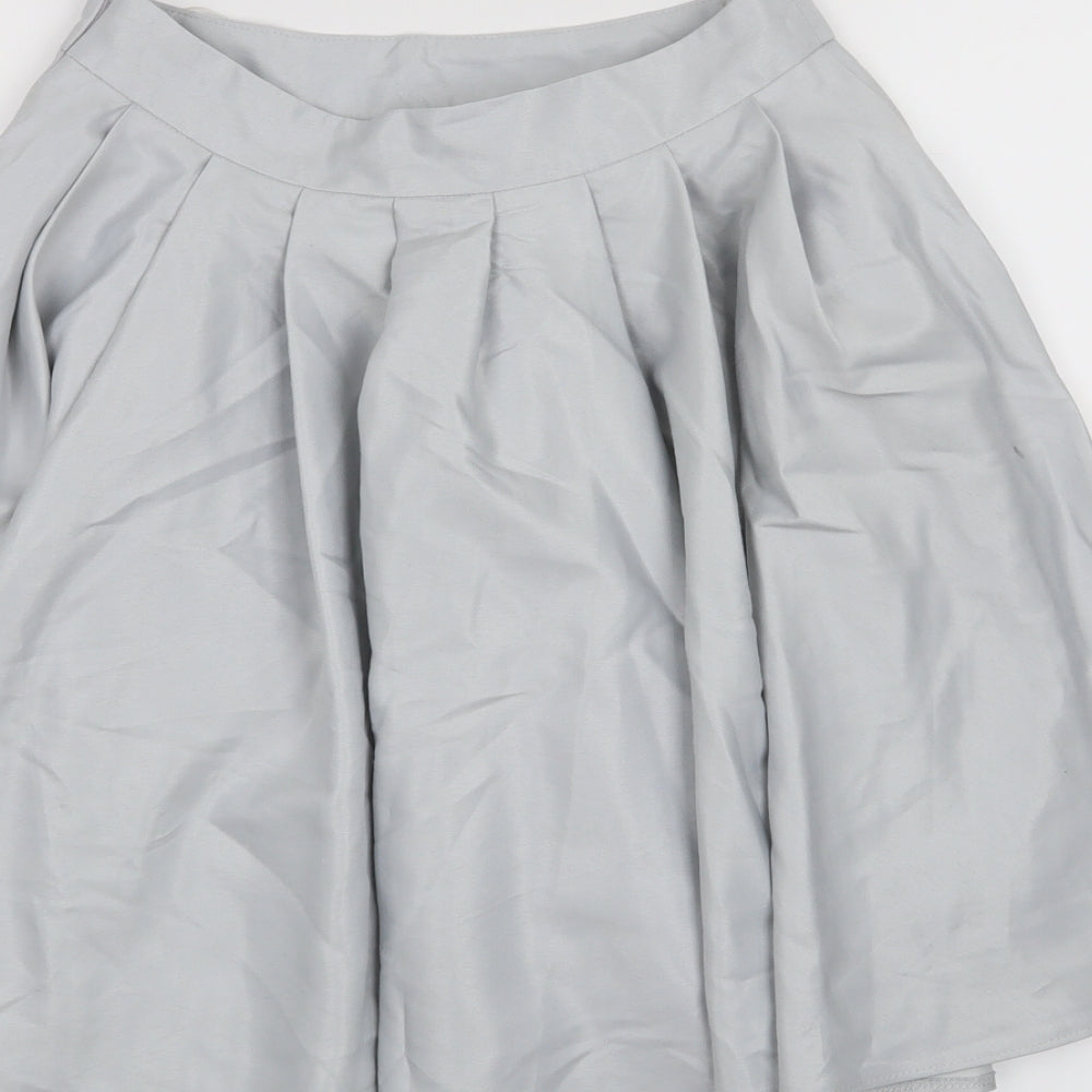Mohito Womens Grey Pleated Skirt Size 6