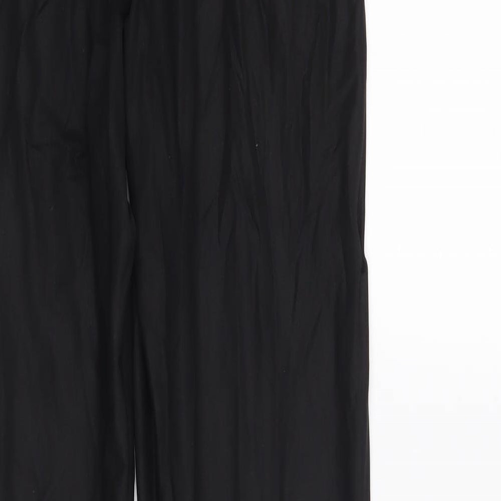 Brand and care label for New Look women’s black jegging trousers, size UK 8, 26-inch leg