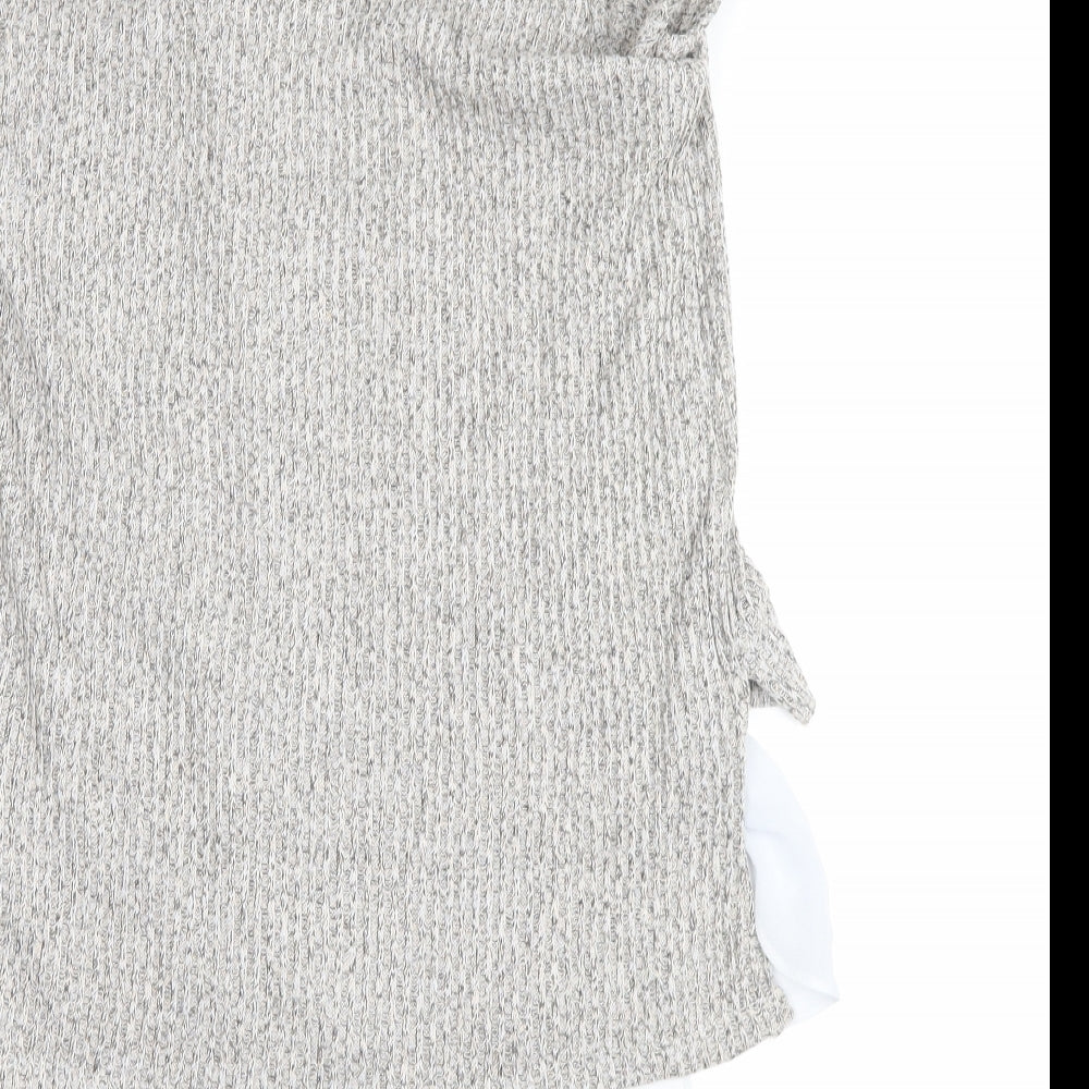 Green Envelope Womens Grey Pullover Jumper Size S