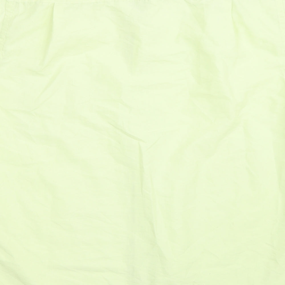 Biente Mens Green Button-Up Size 15.5