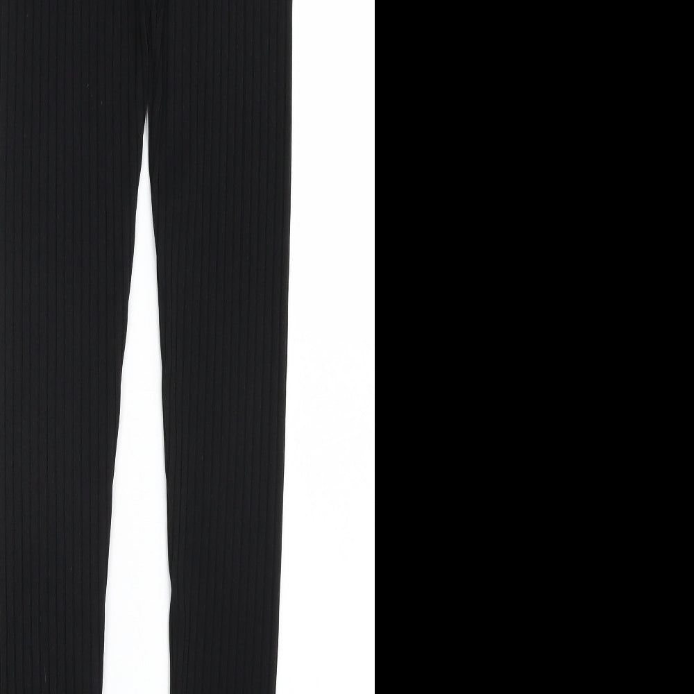 I SAW IT FIRST Womens Black Leggings Size 6 L29 in