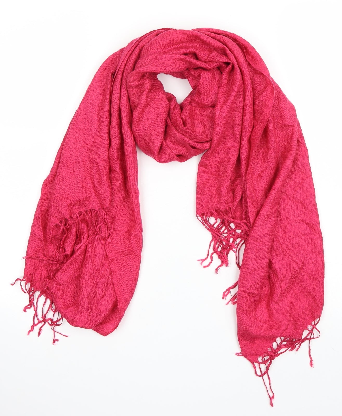 Preworn Womens Pink Scarf