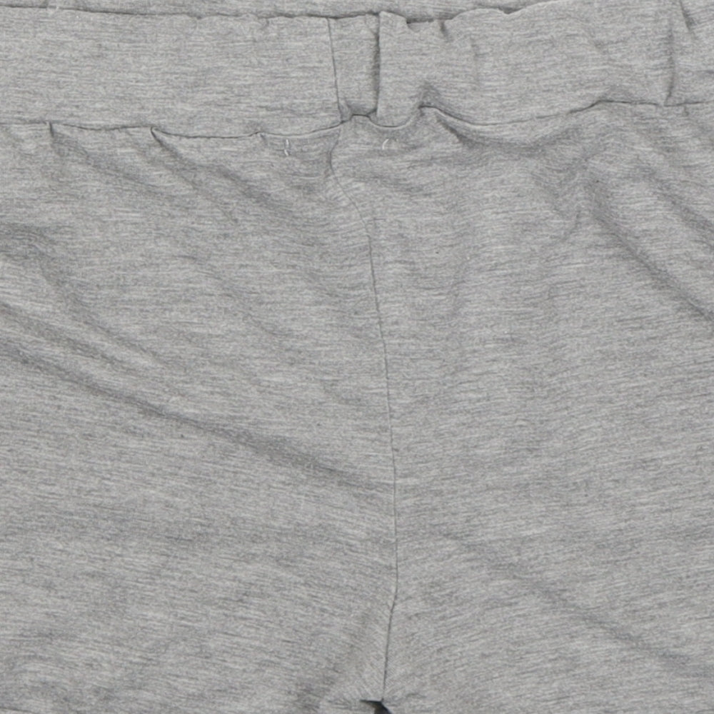 Pretty Little Thing Womens Grey Jersey Sweat Shorts Size 12 - PLT
