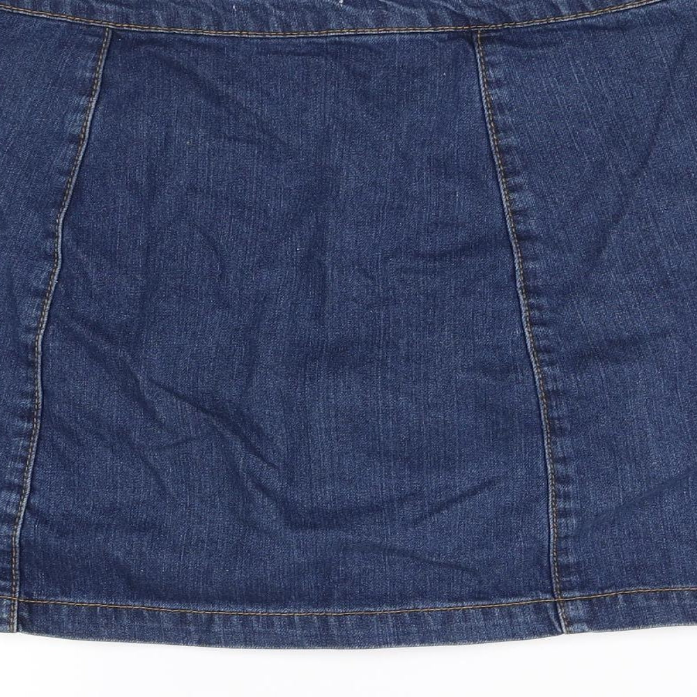 Glamorous Womens Blue Mini Skirt Size 10