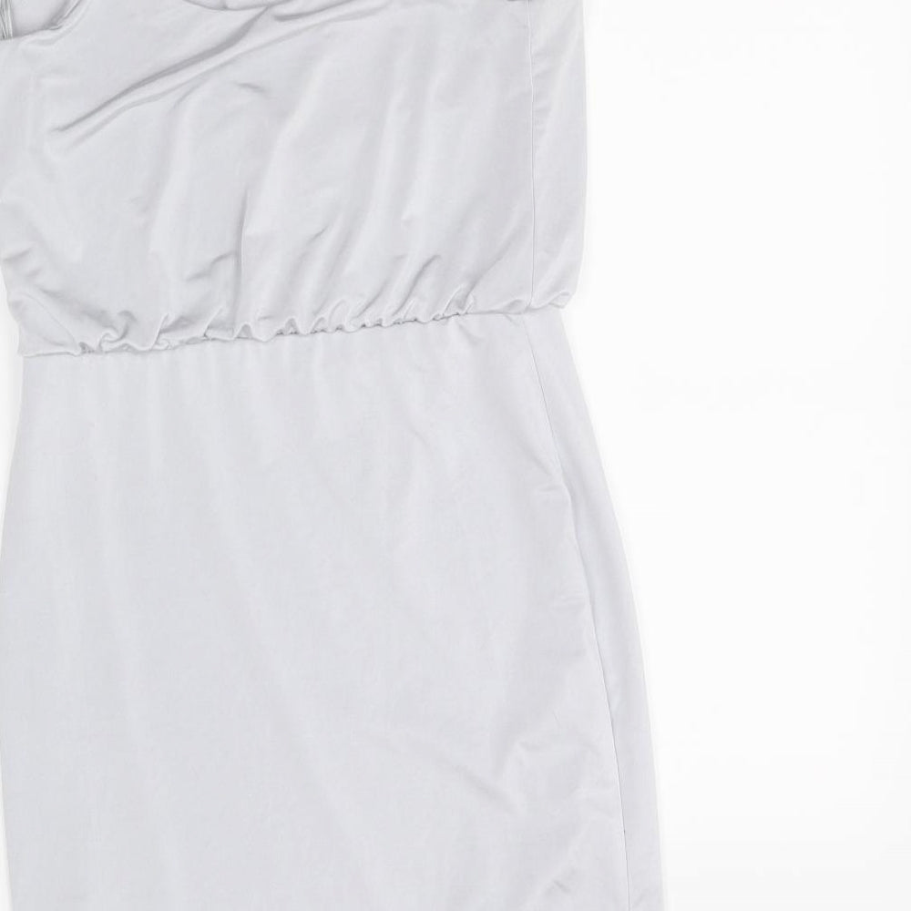 Miss Selfridge Womens Grey Mini Size 10