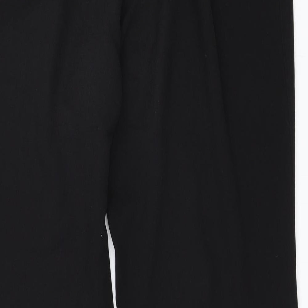 Marks and Spencer Womens Black Trousers Size 14 L30 in