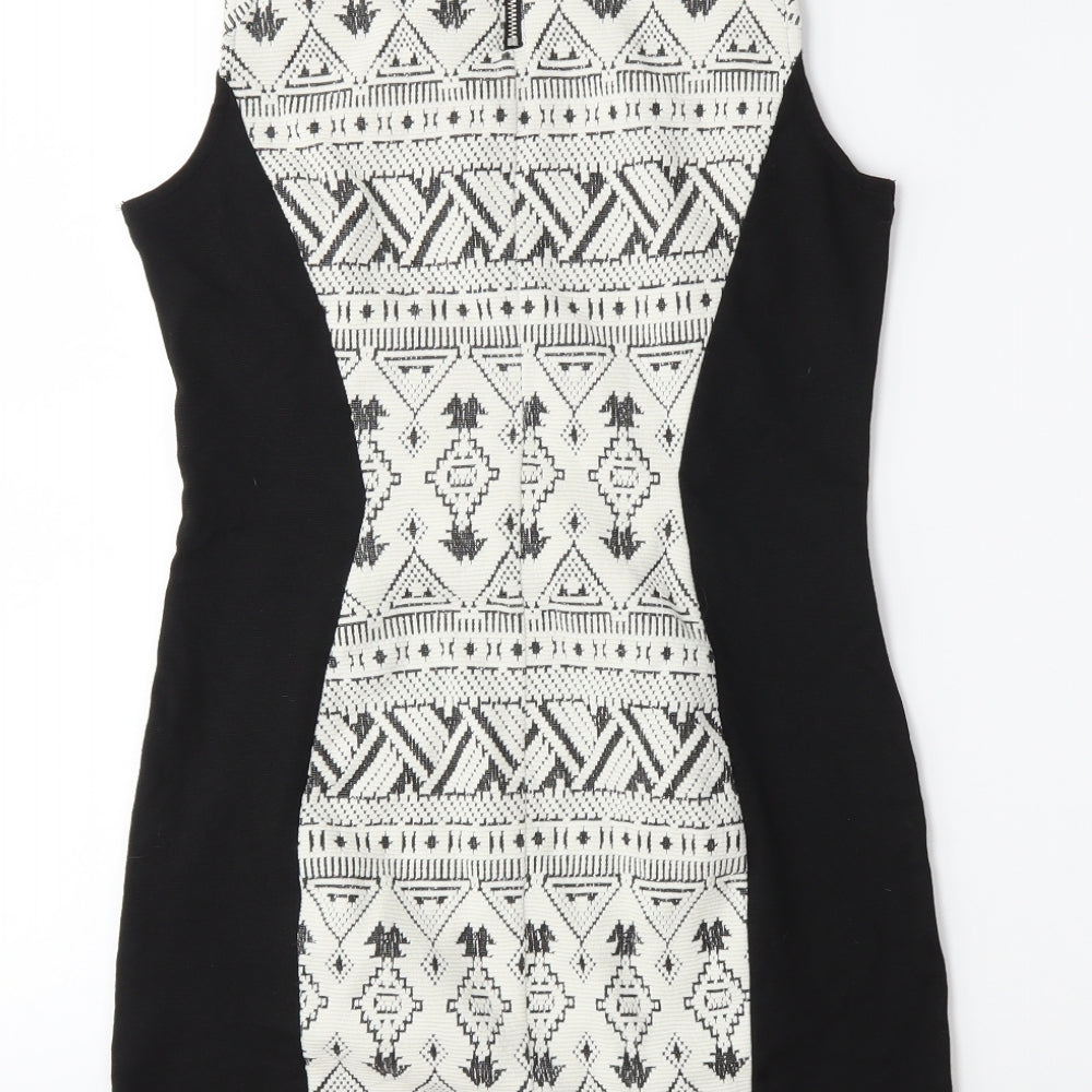H&M Womens White Bodycon Size 12