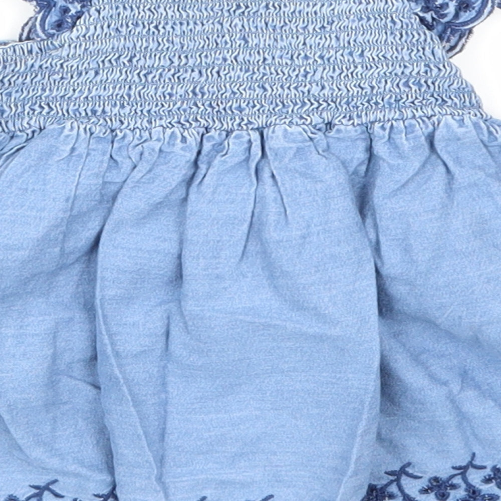 Next Blue Basic T-Shirt Size 3-6 Months