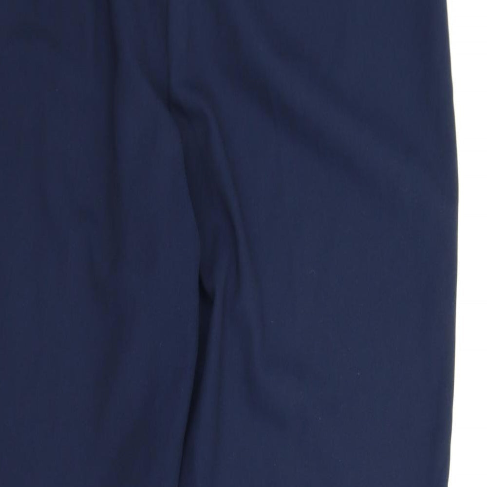 Atmosphere Womens Blue Carrot Trousers Size 14 L26 in