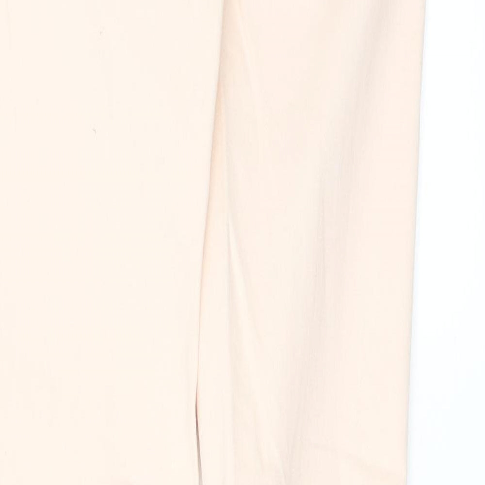 H&M Womens Orange Denim Skinny Jeans Size 4 L28 in