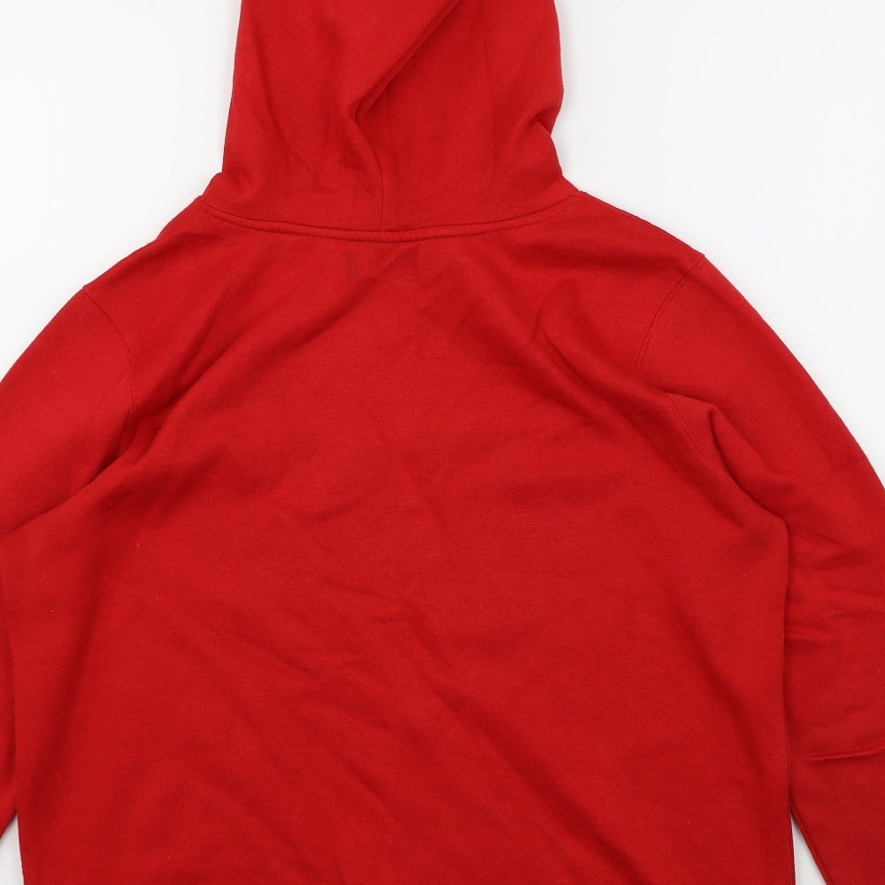 Papaya Womens Red Pullover Hoodie Size L