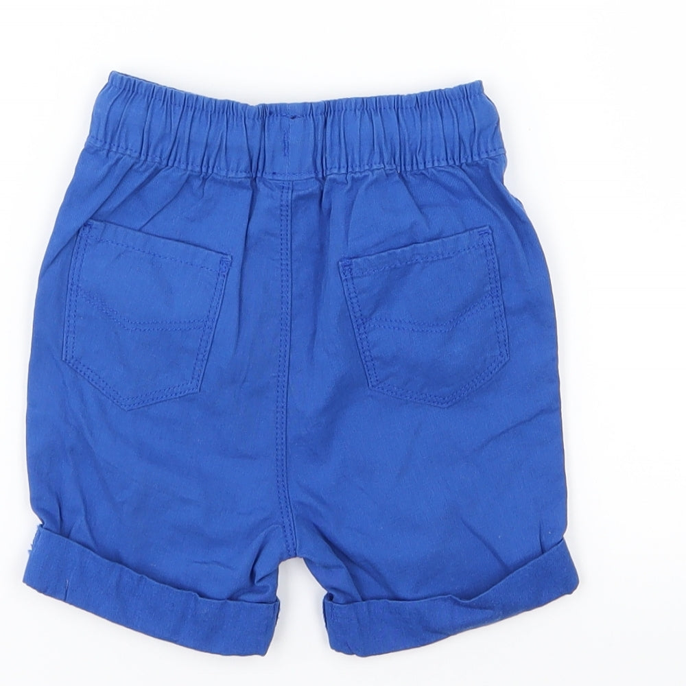 George Boys Blue Cropped Trousers Size 12-18 Months