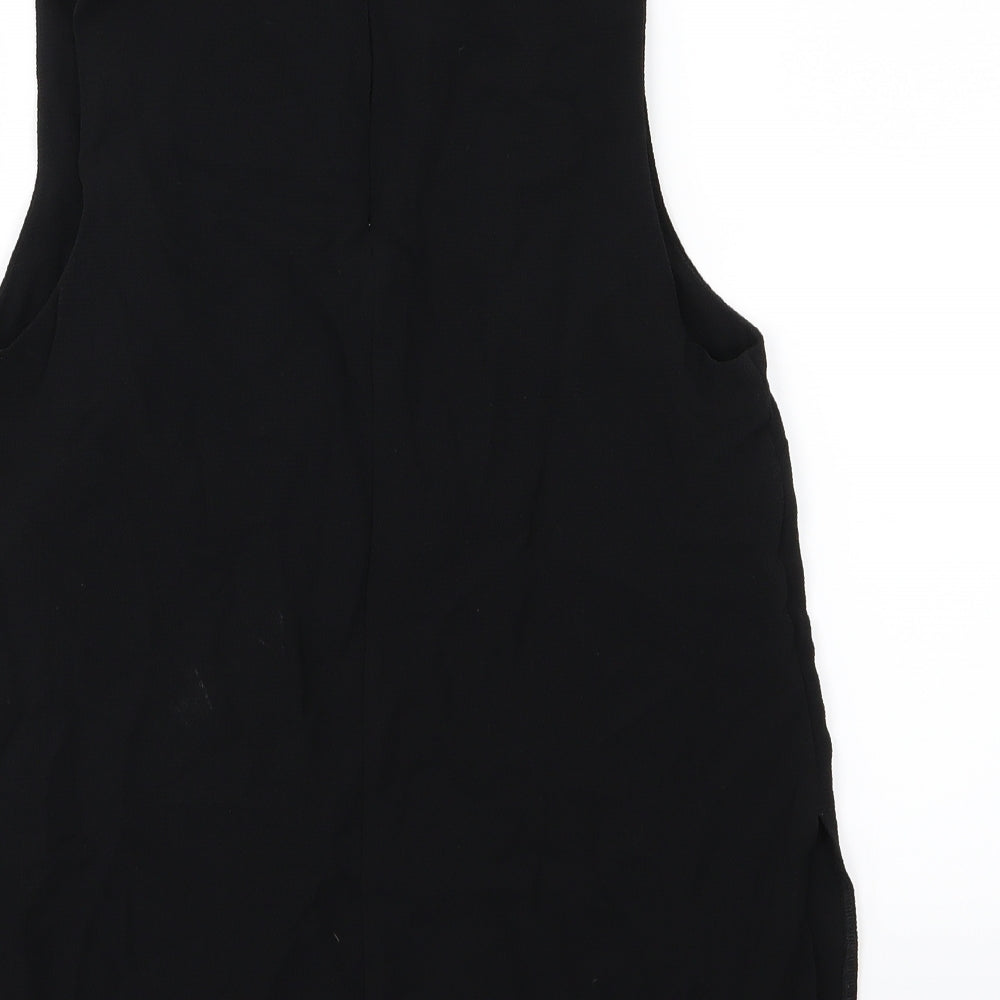 Topshop Womens Black Basic Blouse Size 10
