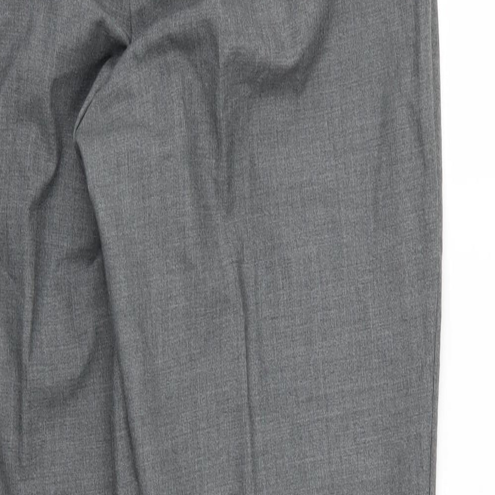 Preworn Mens Grey Rayon Trousers Size 34 L30 in