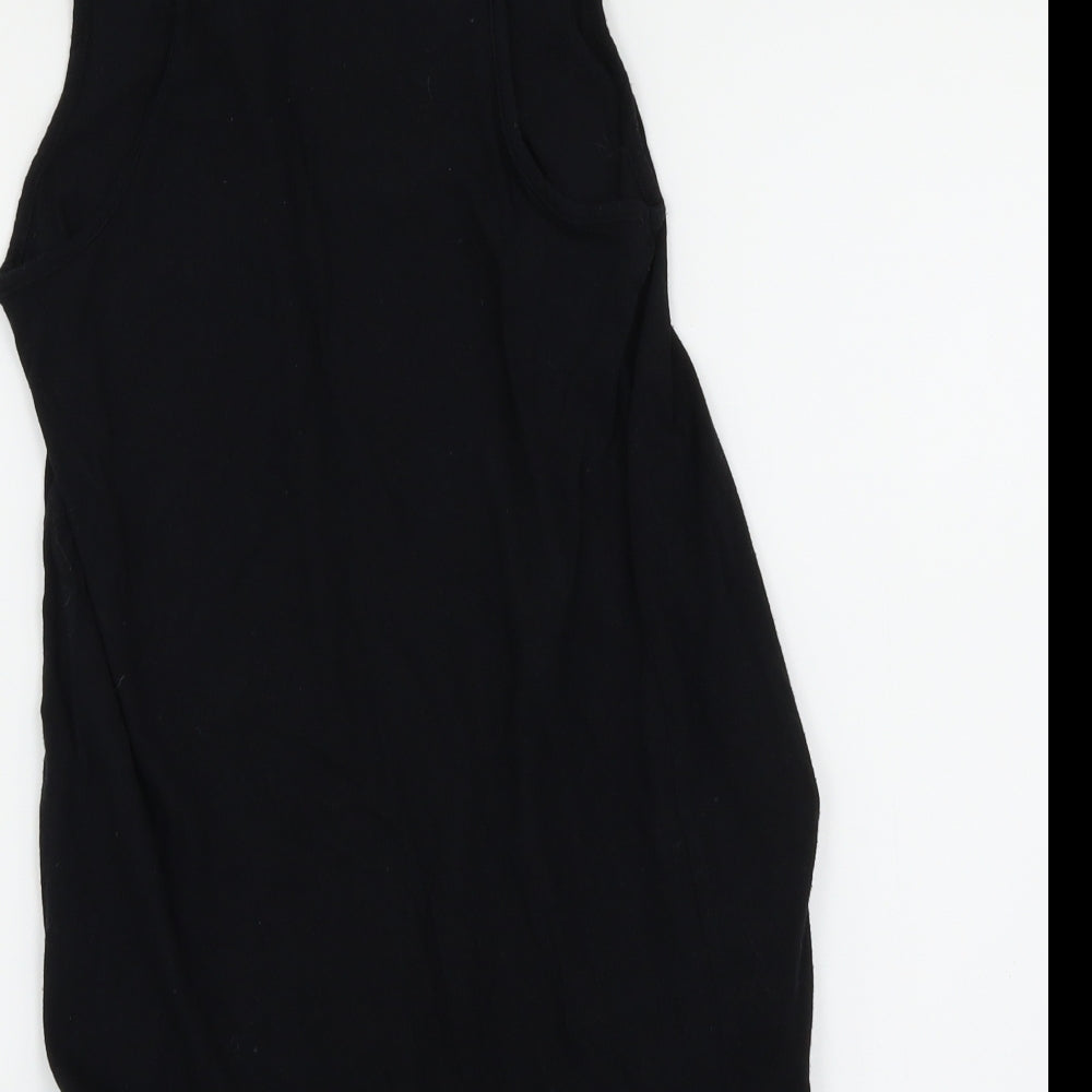 Topshop Womens Black Basic Tank Size 10