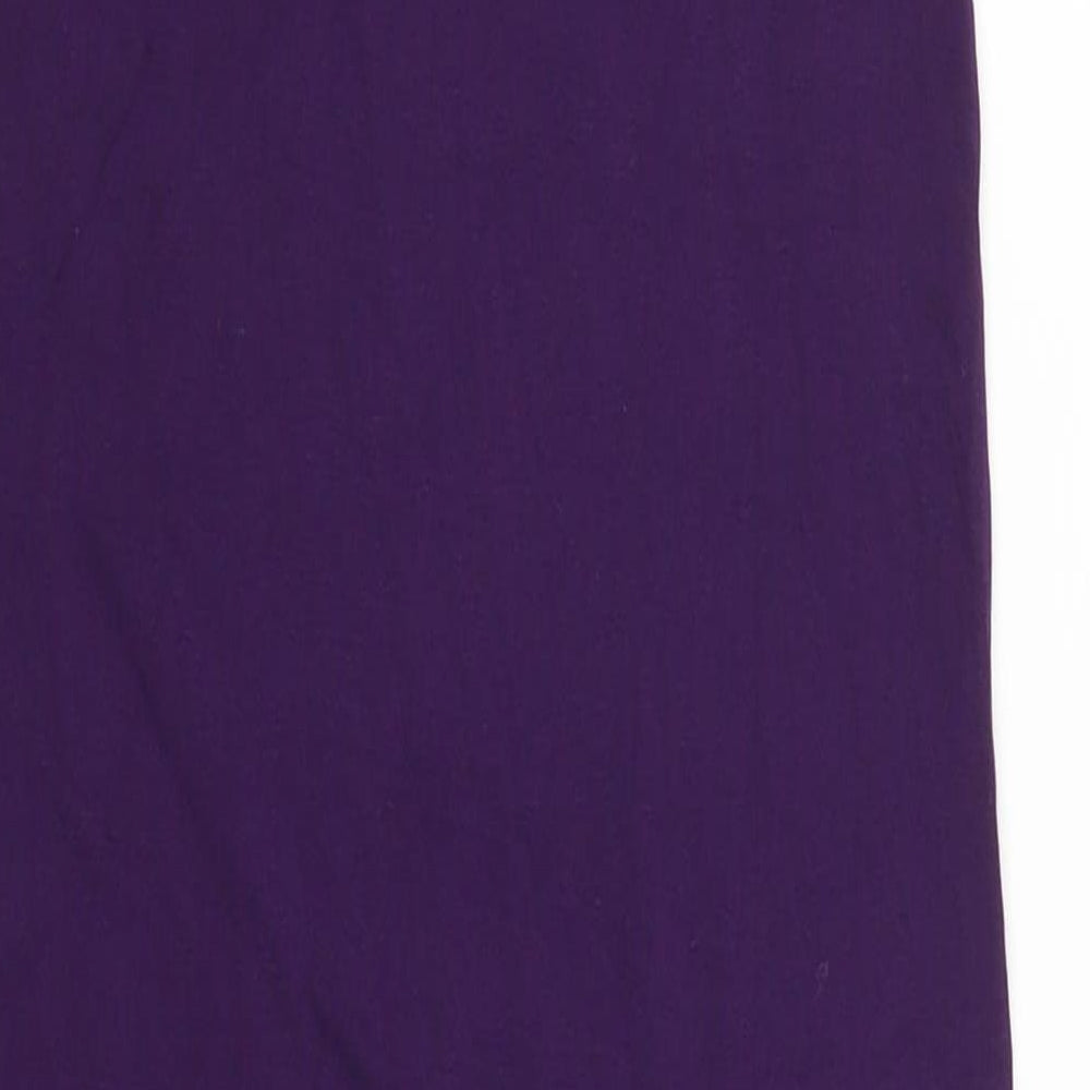 Body2Body Womens Purple Tank Dress Size S