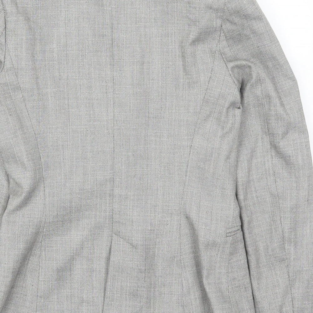 Zara Womens Grey Jacket Suit Jacket Size XS