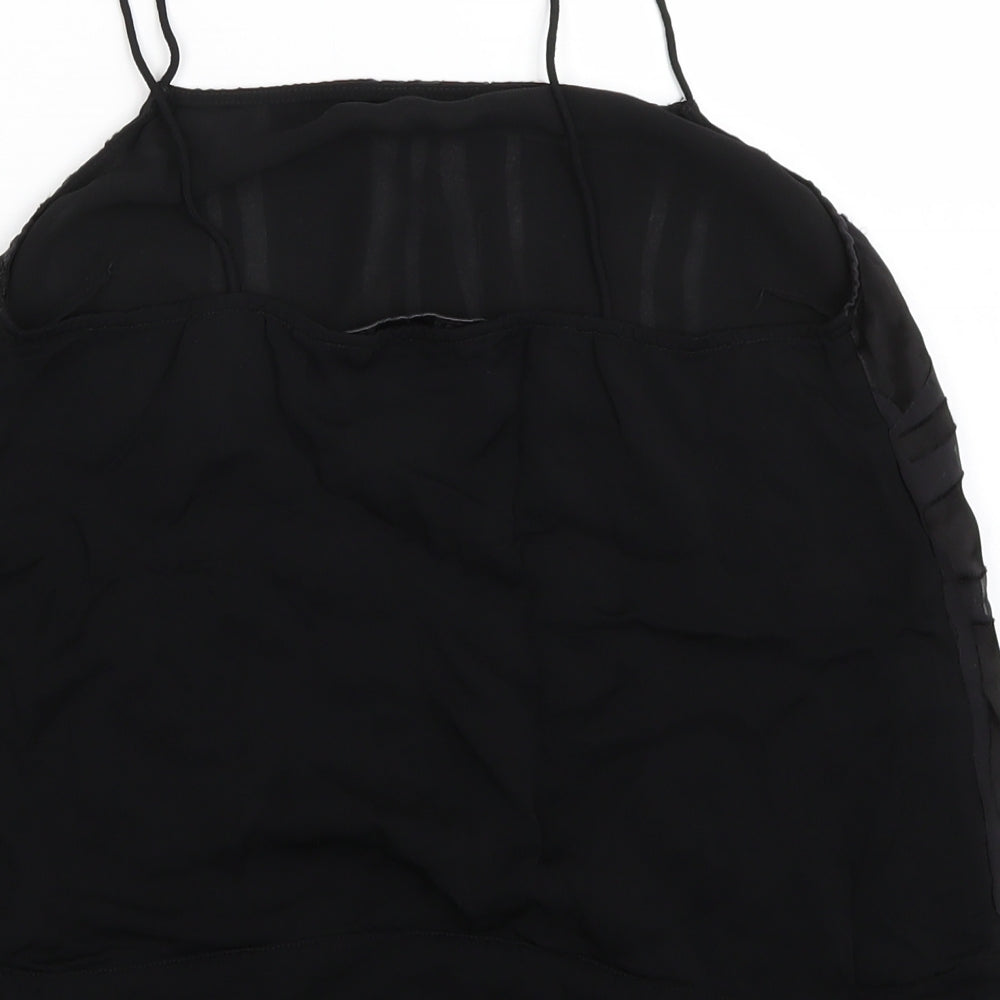 NEXT Womens Black Basic Tank Size 12