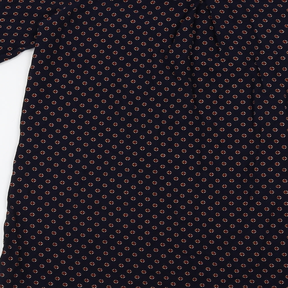 H&M Womens Blue Basic Blouse Size 6