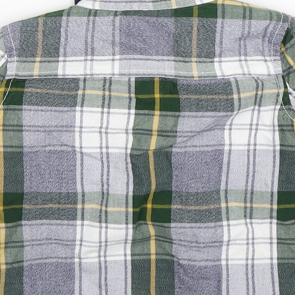 Marks and Spencer Boys Multicoloured Check Basic Button-Up Size 18-24 Months