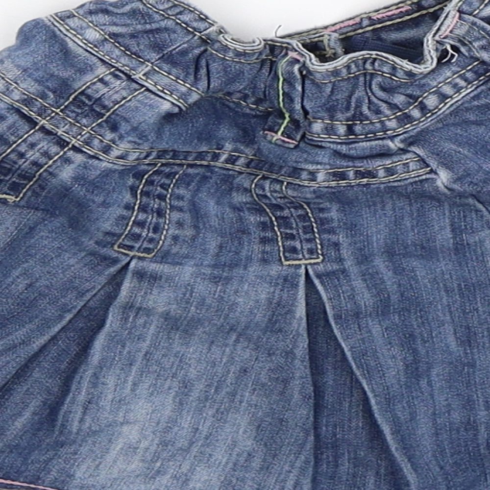 NEXT Girls Blue Denim Flare Skirt Size 3 Years