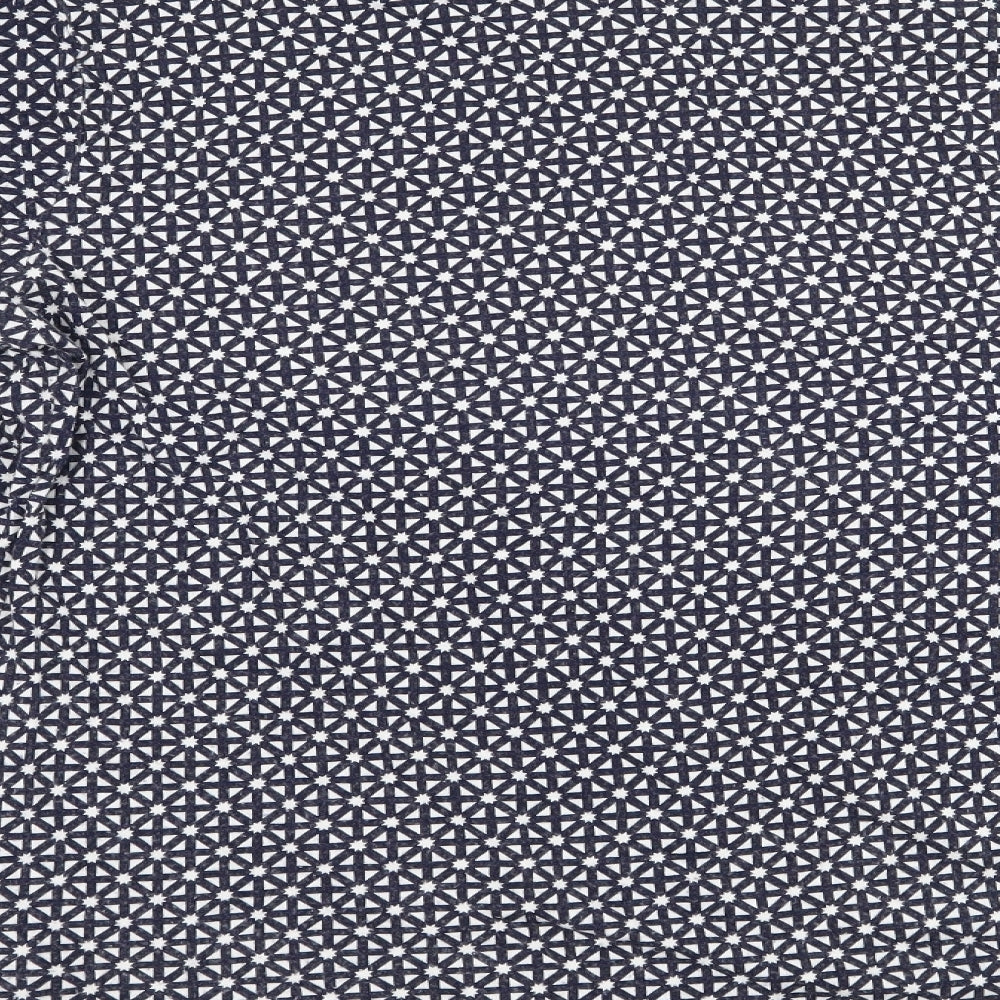Marks & Spencer Womens Blue Argyle/Diamond Basic T-Shirt Size 14