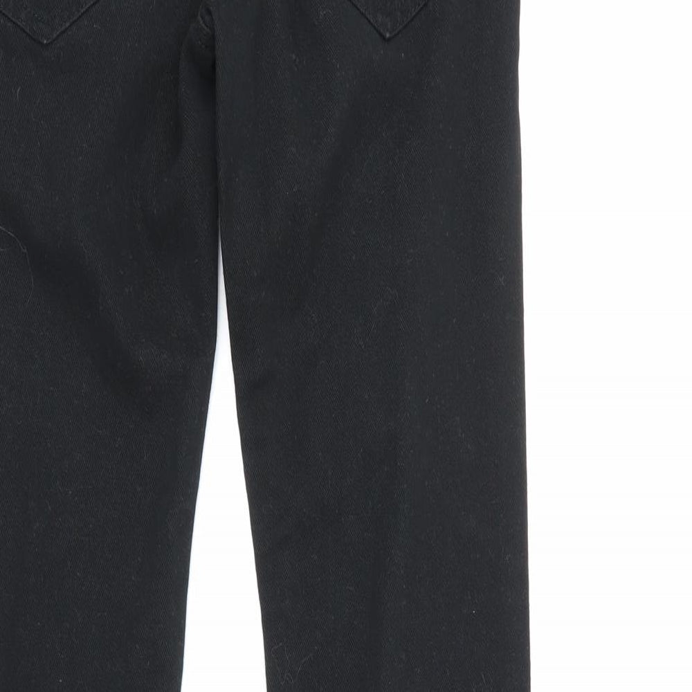 By Very Girls Black Damask Skinny Jeans Size 13 Years
