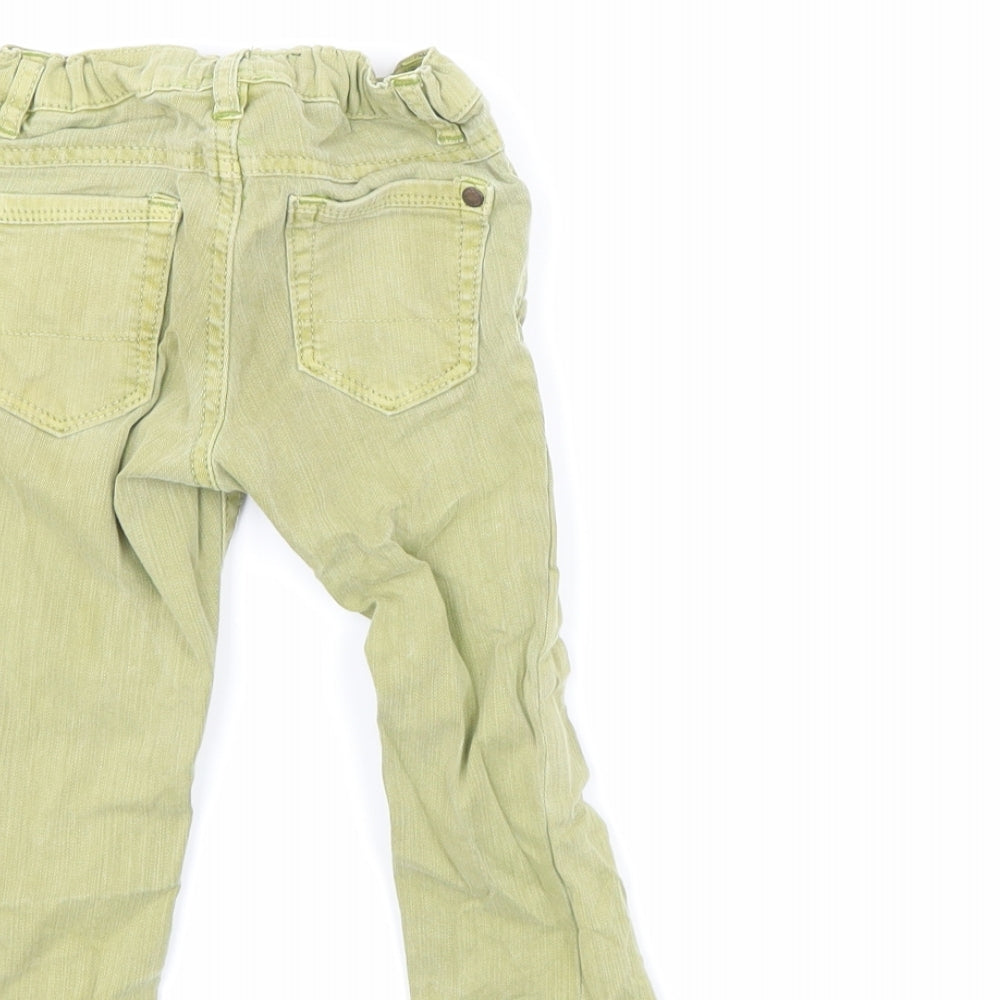 Next Green Denim Cargo Trousers Size 12-18 Months