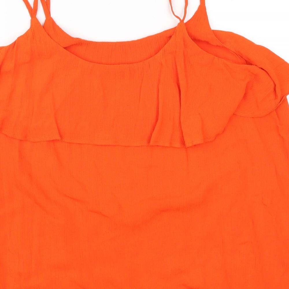 Vera Moda Womens Red Basic Blouse Size XL