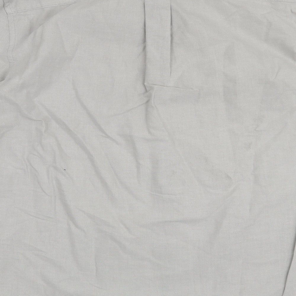 NEXT Mens Grey Button-Up Size M