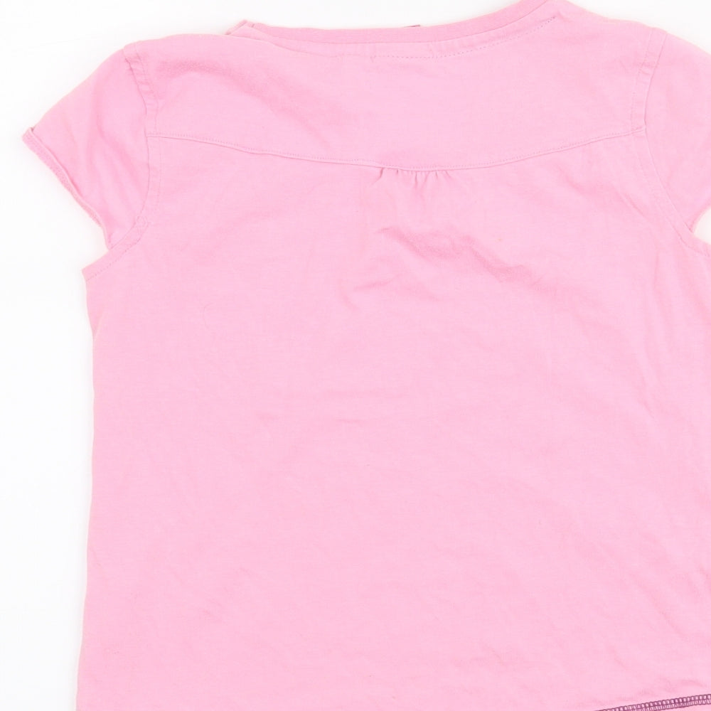 LA Gear Girls Pink Basic T-Shirt Size 9-10 Years