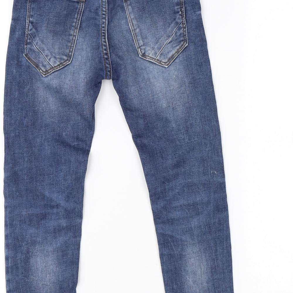 Zara Boys Blue Denim Straight Jeans Size 8 Years