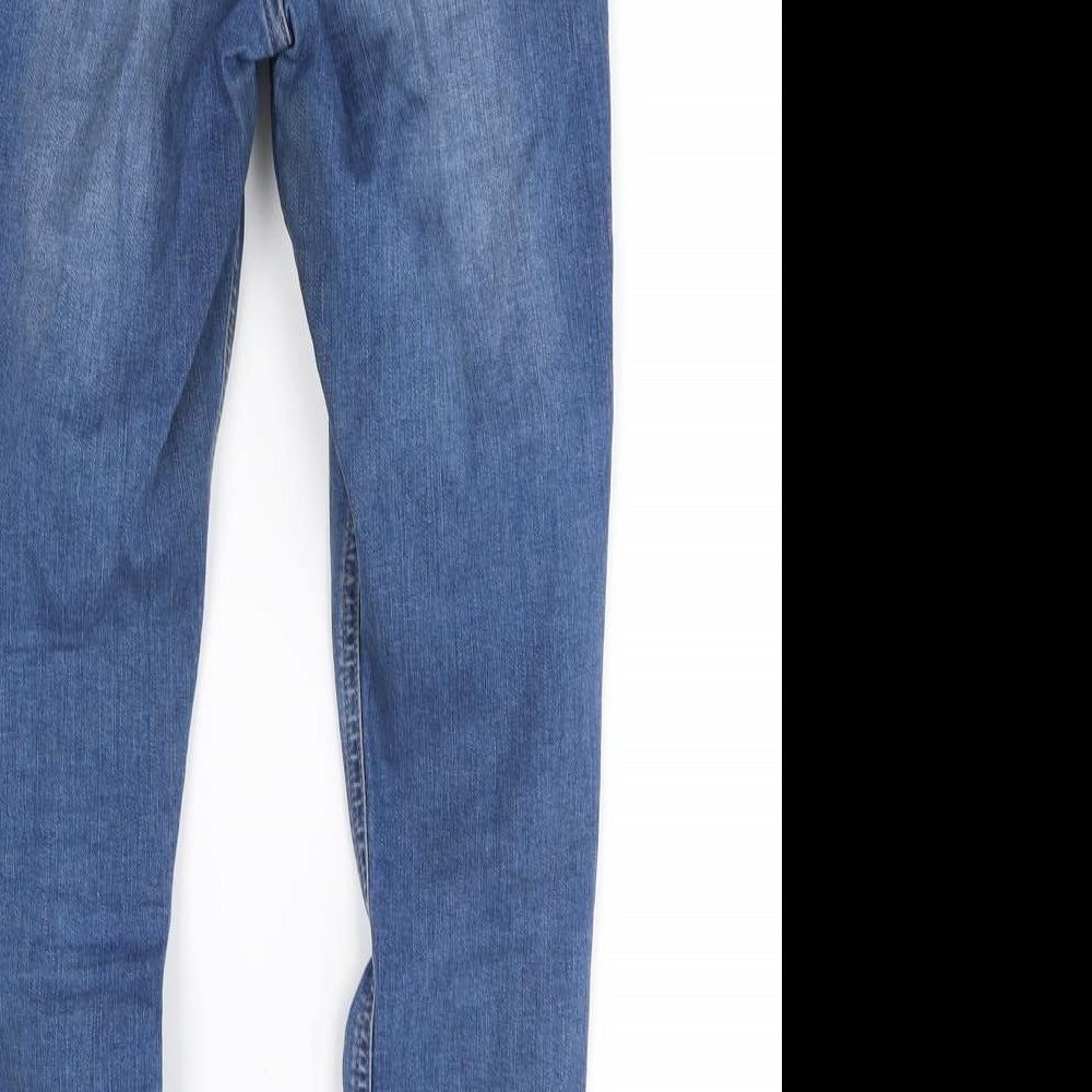 Preworn Womens Blue Straight Jeans Size 28 in L28 in