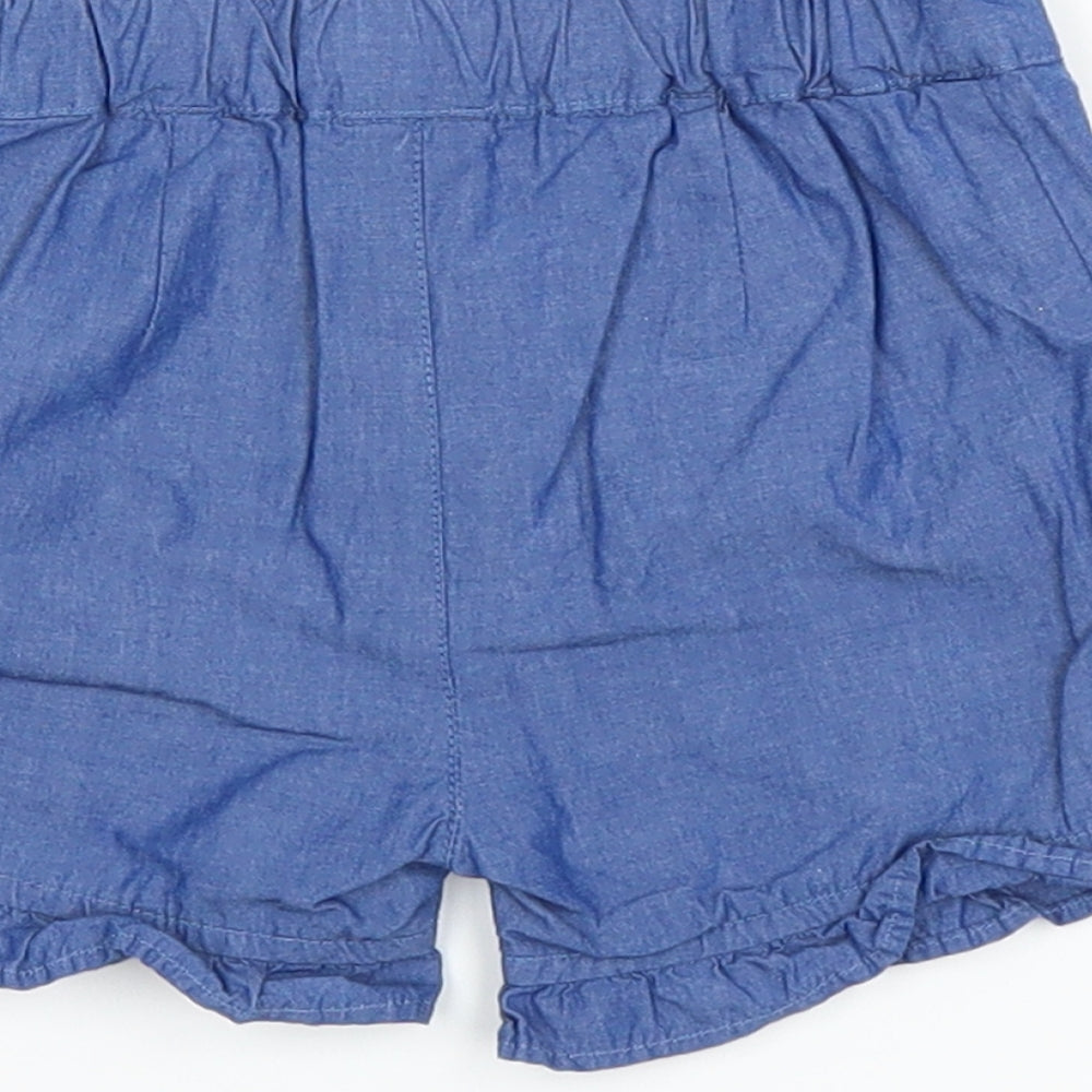 Marks & Spencer Baby Blue Cropped Trousers Size 6-9 Months