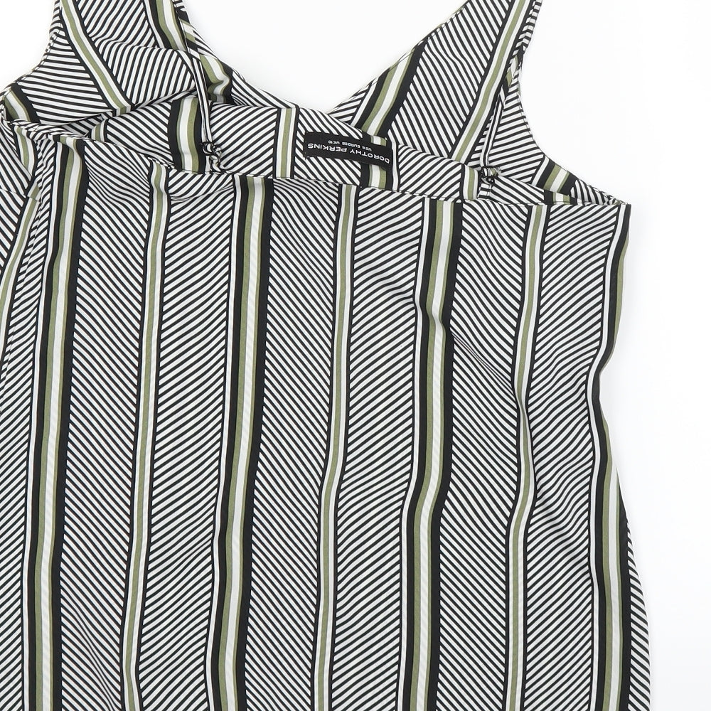 Dorothy Perkins Womens Black Basic Blouse Size 10