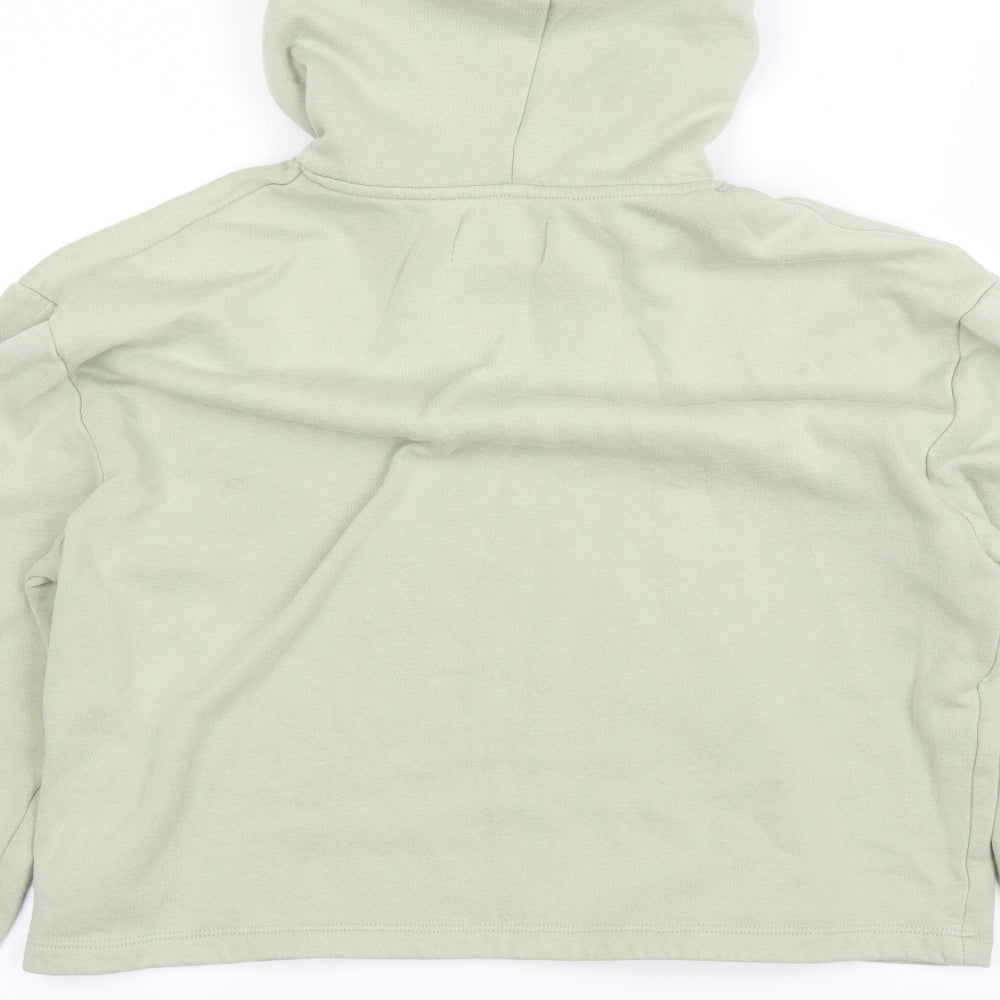 Pieces Mens Green Pullover Hoodie Size S