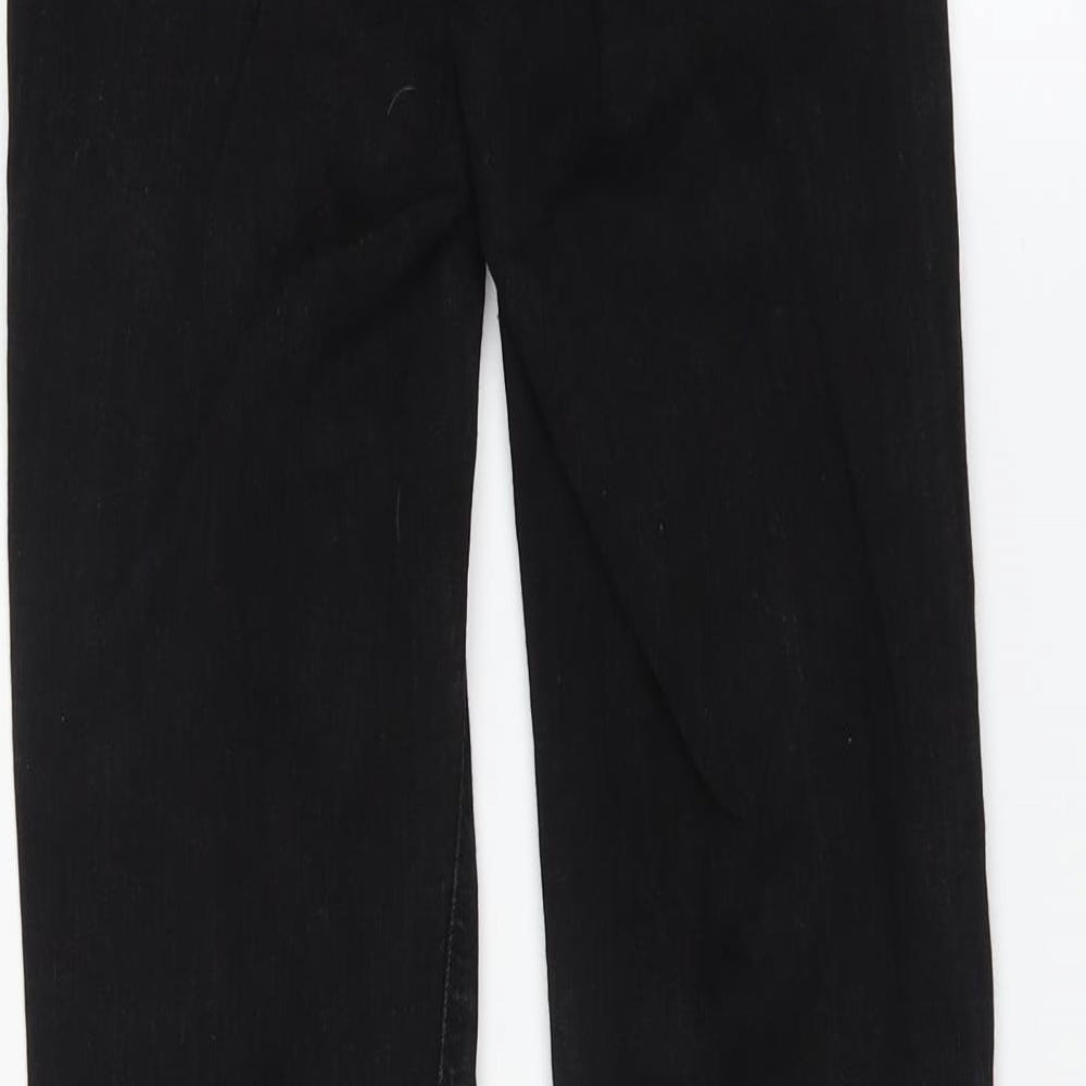 MNG Womens Black Denim Skinny Jeans Size 6 L28 in
