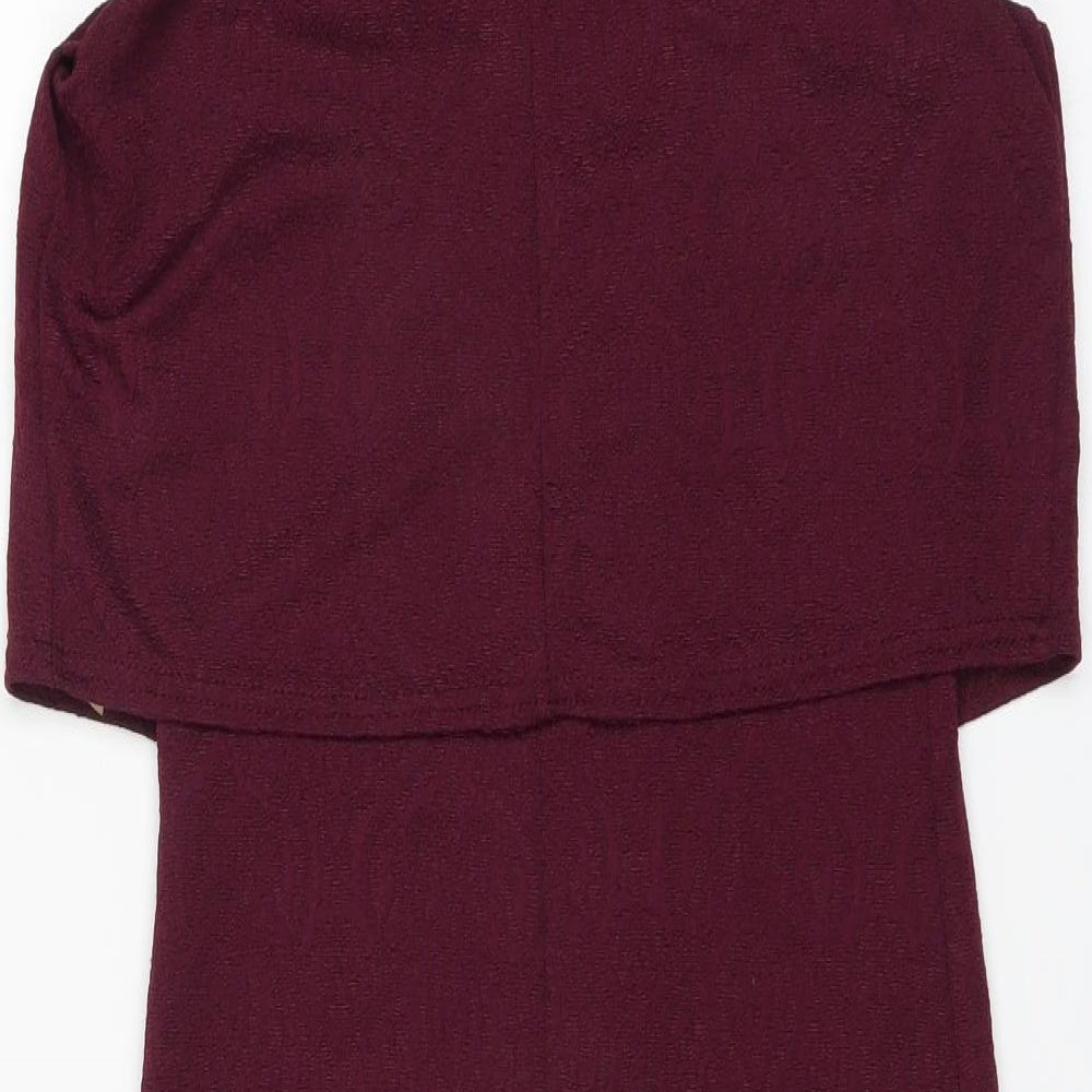 New Look Womens Purple Sheath Size 8