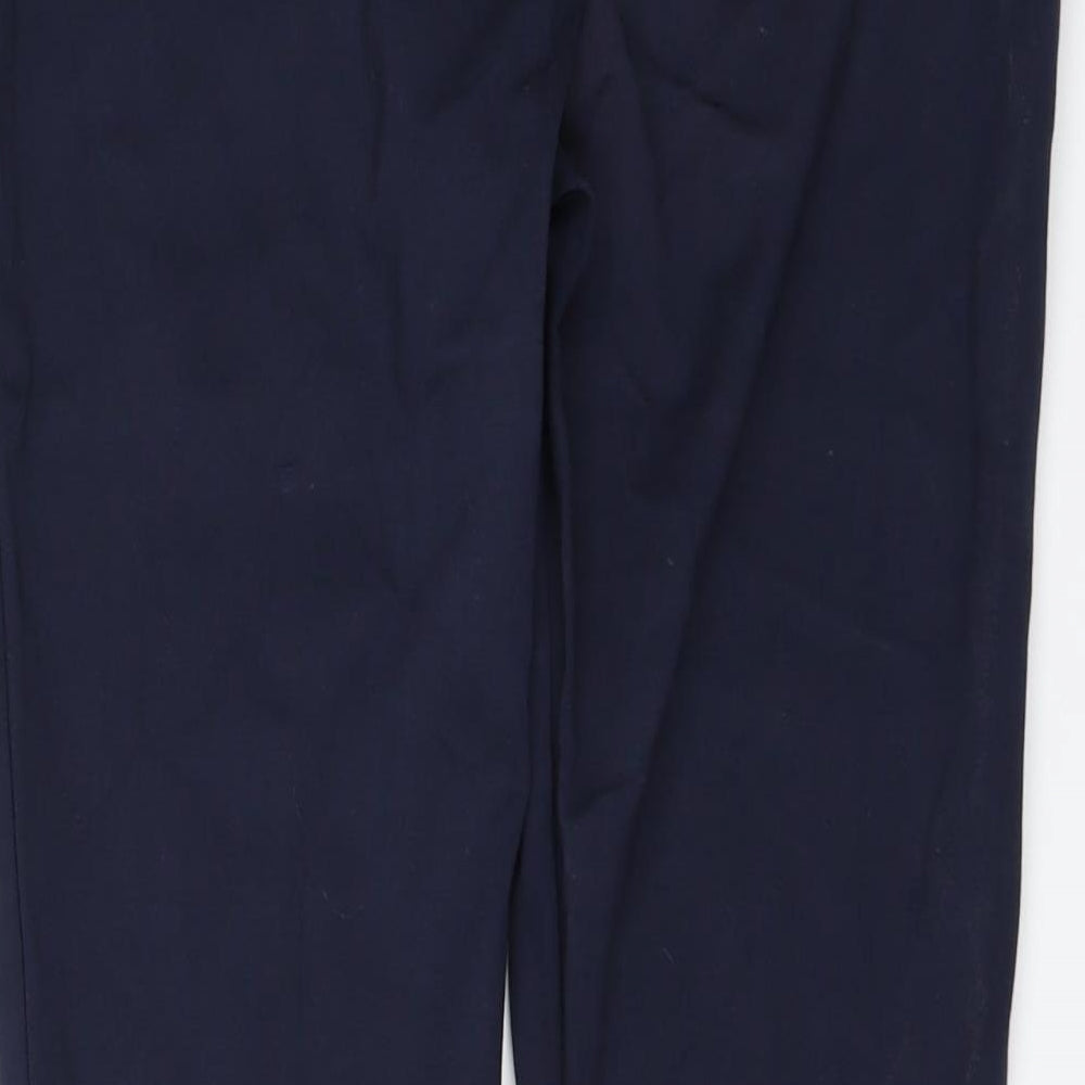Marks and Spencer Womens Blue Trousers Size 12 L28 in