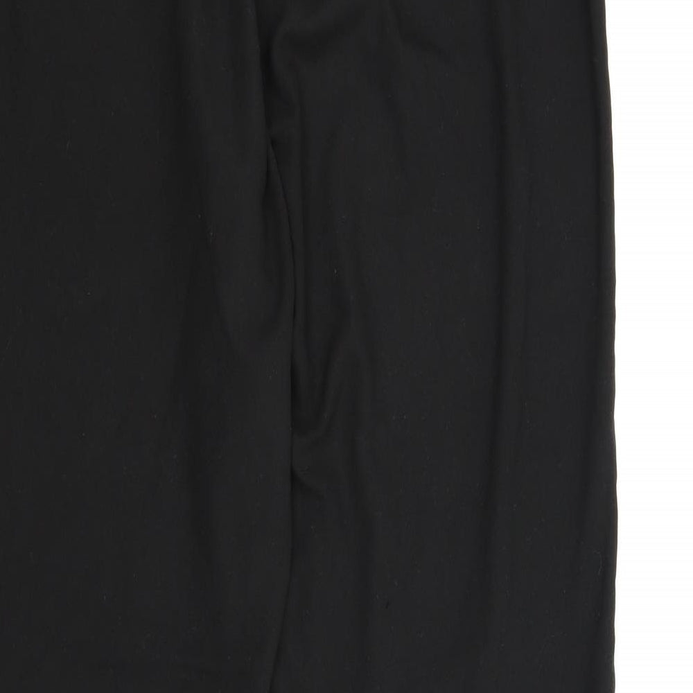 George Womens Black Trousers Size 16 L27 in